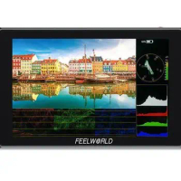 FEELWORLD S7 7 inch 12G-SDI 2.0 High Brightness 1600nit Camera Monitor 4K HDMI-compatible HDR/3D LUT Touch Screen Display