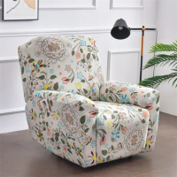 Pastoral Style Recliner Sofa Cover Stretch Spandex Lazy Boy Chair Covers Relax Massage Armchair Slipcovers for Living Room Decor