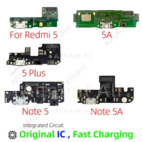 AiinAnt USB Port Charger Board Dock Connector Charging Flex Cable For Xiaomi Redmi Note 5 Pro 5A Plus Prime Phone Parts