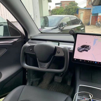 เหมาะสำหรับ Tesla yoke การปรับเปลี่ยนโรงงานพวงมาลัย model 3/Y โรงงานโดยตรงแผ่นดิสก์เครื่องบินคาร์บอ