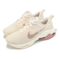 【NIKE 耐吉】訓練鞋 Wmns Zoom Bella 6 女鞋 米白 粉紅 氣墊 支撐 運動鞋(DR5720-800)