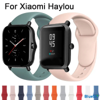 สายซิลิโคน BLUESN สำหรับ Haylou GST RT2 สมาร์ทวอทช์ สายกีฬา เข้ากันได้กับ Haylou RS4 Plus RT2 LS10/L