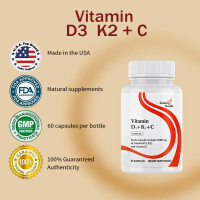 Vitamin D3 K2 + C Advanced Formula, Bantu Imunitas & Penyerapan Kalsium, Daily Support