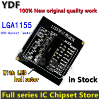 100% New LGA1155 LGA 1155 CPU Socket Tester Dummy Load Fake Load with LED Indicator