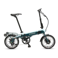 TXED 16 inch electric foldable mini bike electric folding bike bicycle