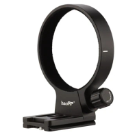 Haoge LMR-RF100 Lens Collar Tripod Mount Ring Stand Base for Canon RF100mm F2.8 L MACRO IS USM Lens Canon RF-Mount built-in Arca