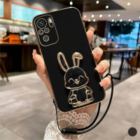Soft Case For Redmi Note 10 Note 10s Note 11 Note 11s Note 11 Pro Casing Elektro Plating Bunny Holld