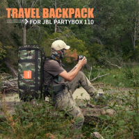Portable Storage Handbags Large Capacity Waterproof Bluetooth-compatible Speaker Backpack Multifunctional for JBL PARTYBOX 110