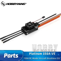 HOBBYWING Platinum 150A V5 Remote Control Model Aircraft High Voltage Brushless ESC Fixed Wing Helicopter