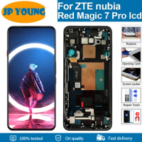 6.8''Original Amoled For ZTE nubia Red Magic 7 Pro LCD Screen For RedMagic 7pro NX709J lcd Display Touch Digitizer Assembly