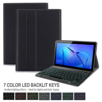 Keyboard Case for Huawei MatePad 10.4 Bluetooth Wireless Keyboard Cover MatePad 11 Pro 10.8 2021 Magnetic Foldable Stand Fundas