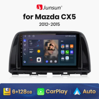 Junsun V1 AI Voice Wireless CarPlay Android Auto Radio for Mazda CX5 CX-5 CX 5 2012 - 2015 4G Car Multimedia GPS 2din autoradio