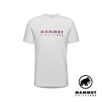 【Mammut 長毛象】Trovat T-Shirt Men Logo 防曬機能短袖T恤 白色 男款 #1017-05250