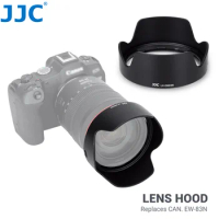 JJC LH-EW83N Bayonet Lens Hood Black Lens Hood Shade Compatible with Canon RF 24-105mm f/4L IS USM lens Reversible Non-Glare