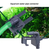Fish Tank Water Pipe Connector Easy Water Change Fixing Bracket Aquarium Water Pipe Plastic Fish Tank Bracket Aquarium Accessori
