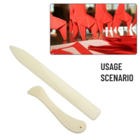 2 Pcs Bone Folder Craft Tools Home Durable Handmade Hemming Tool High Quality Kunststoff Brief Öffner Plastic Letter Opener