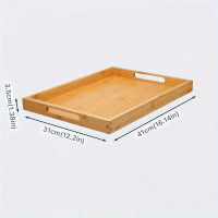 Bamboo Breakfast Tray for Eating, Working, Storage, Bedroom, Kitchen, Living Room, Bathroom, and Out
