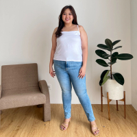 Hanbai Brie Tank Top Kamisol Jumbo | Dalaman Big Size Wanita