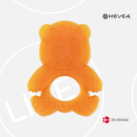 HEVEA Panda Teether in Natural Rubber | Teething Bites Toy For Baby Tether Tempat Mainan Gigit Lembu