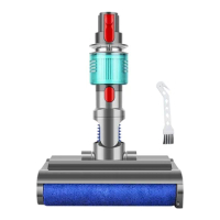 Lightweight Soft Velvet Floor Brush Head For Dyson V7 V8 V10 V11 V15 Floor Scrubber Washing Mop Head Vacuum Cleaners Accessories