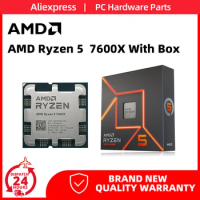 AMD Ryzen 5 7600X CPU 6-Core 12-thread Desktop Computer Ryzen 5 7600X Processor 100-000000593 5.3Ghz L3=32MB Authentic Brand NEW