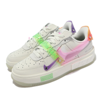 Nike 休閒鞋Air Force 1 Fontanka 女鞋 經典款 React泡棉 電競 夜光鞋底 白彩 DO2332-111