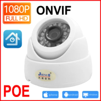 JIENUO Poe Camera Ip Cctv Security Video 720P 960P 1080P Surveillance Mini IPCam Infrared Home Surveillance Indoor Network Cam