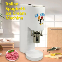 Soft Serve Ice Cream Maker Sorbet Maker Noodle Shape Ice Cream Machine Spaghetti Gelato Making Machine