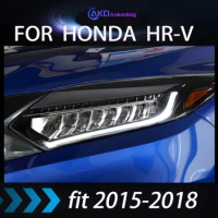 Car Styling Headlights for Honda HRV HR-V Vezel LED Headlight 2014-2020 Head Lamp DRL Signal Projector Lens Automotive Accessori
