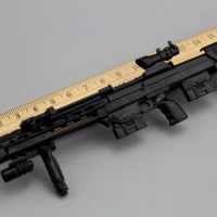 1/6 Scale DSR-1 Blood Hawk Sniper Rifle Assemble Gun Model Plastic Action Figures Weapon For 1/6 Soldier Military Building Toy