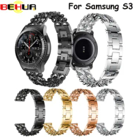 Watchband For Samsung Gear S3 Frontier / Classic Watch Band 22mm alloy Metal Bracelet Strap for Samsung Gear S3 Frontier wrist