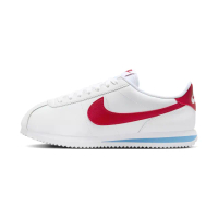 【NIKE 耐吉】Cortez 女鞋 白紅藍色 運動 休閒 經典 復古 皮革 小白鞋 阿甘鞋 休閒鞋 DN1791-108