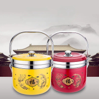 Multi-functional, uncoated, food-grade stainless steel, thickened and durable, non-fire cooking pot,