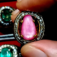 Natural Star Ruby Burma NO HEAT 4.39ct 14x8mm