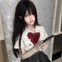 【紐約精品】現貨+預購 長假髮直髮整頂假髮(Lolita齊瀏海修顏減齡女假髮2色a1ji59)