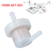 Durable Fuel Filter Part CHF50P For Honda 2003-22 For Ruckus 50 NPS50 NPS50 NPS50S Nps 50S 16900-GET-003 1pcs ABS