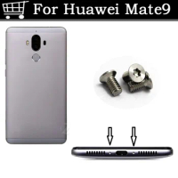 2PCS silver / Gold / Black For Huawei Mate 9 Buttom Dock Screws Housing Screw nail tack For Huawei Mate9 Mate 9 Mobile Phones