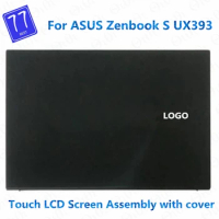 Original LCD Screen Assembly With Touch For ASUS Zenbook S ux393 UX393ea ux393e UX393ja UX393FN Replacement Upper Half Part
