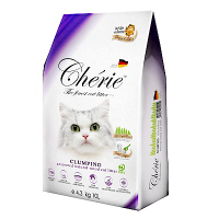 德國Cherie法麗有機凝結杉木貓砂 4.3kg/10L x 3入組(購買第二件贈送寵物零食x1包)
