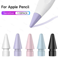 3/5/10PCS Pencil Tips for Apple Pencil 2/1 iPencil Sensitivity Nibs Compatible for iPad Pro Pencil 1st 2nd Generation Spare Nib