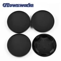 GTownworks No Logo 4 pcs 65mm(2.56in) 55mm Car Wheel Center Hub Cap Tire Rims Caps Cover Decorative Exterior Accessories Parts