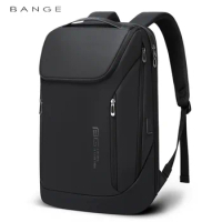 BANGE Backpack Men's 15.6-inch Business Backpack Large Capacity Laptop Backpack