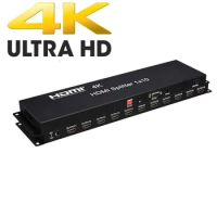 1 In 10 Out HDCP 1.4 HDMI Splitter 1 x 10 full 3D and 4Kx2K (340 MHz) suitable for with ir