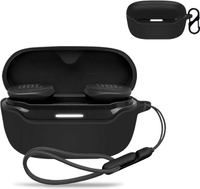 for JBL Endurance Race 2 Case CoverWireless Earphone Silicone Cover(with Carabiner + Lanyard) Drop-
