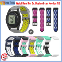 New Watch Bracelet For Dr. Bushnell Can Neo Ion 1 Neo Ion 2 Excel Golf GPS Watch Three Universal Two-color Silicone WatchBand