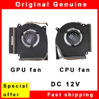 New CPU GPU Cooling Fan for ASUS ROG Strix SCAR 17 G733Z G733ZW G733ZM G733ZX G733ZS Radiator FPF8 FPF7 DFSCK22D058830 DC12V