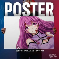 Poster Akame Murasame Blade Action Hiasan Dinding Kamar Estetik Dekorasi Dinding Seni Tebal Gambar N