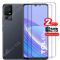 2PCS FOR TCL 40 SE 6.75" HD Tempered Glass Protective ON TCL40SE TCL40 40SE TCL40XL 40XL Screen Protector Film Cover