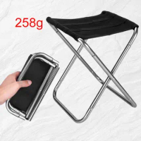Portable Mini Camping Bench Chair, Ultralight Folding Chair, Pony Stool Combo for Outdoor Enthusiasts, Ultimate