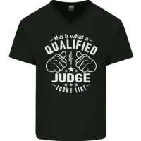 This Is What a Qualified Judge Looks Like Mens Women Summer Tees Cotton T-Shirt Anime Graphic
